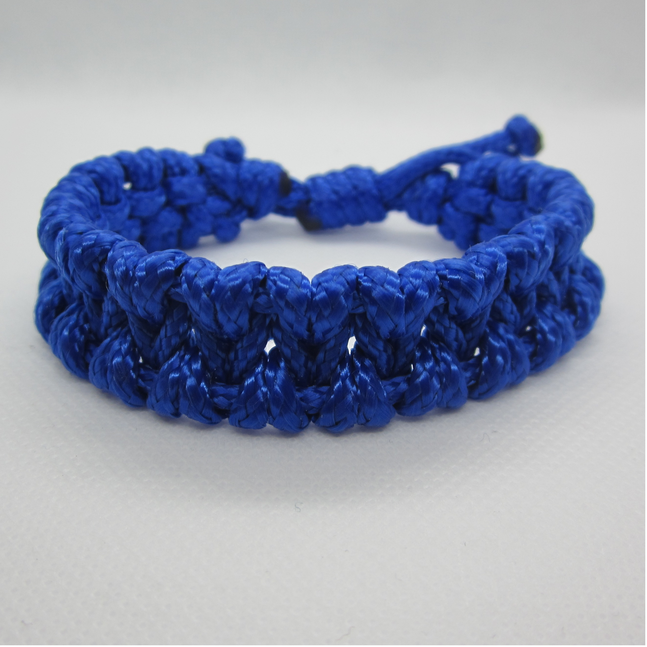 Bracelet macrame blue big